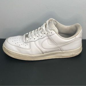 NIKE Air Force One White Sneakers Sz 11